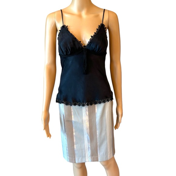 Yoana Baraschi Black Camisole Top XS - Picture 3 of 6